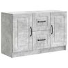 vidaXL Buffet Gris b&eacute;ton 89 x 34,5 x 57 cm Bois d'ing&eacute;nierie
