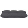 vidaXL Coussin de palette noir 80x40x12 cm tissu