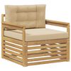 vidaXL Canap&eacute; d&rsquo;ext&eacute;rieur Polyester Blanc