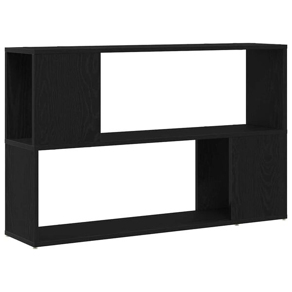 vidaXL Ensemble meuble TV Noir 100 x 24 x 63 cm Bois d'ing&eacute;nierie