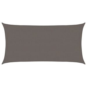 vidaXL Voile d'ombrage 160 g/m&sup2; Anthracite 4x7 m PEHD
