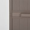vidaXL Armoire de rangement jardin Marron 65x45x172 cm PP Aspect bois