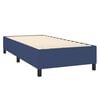 vidaXL Sommier &agrave; lattes de lit avec matelas Bleu 80x200 cm Tissu