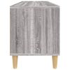 vidaXL Meuble TV sonoma gris 100x34,5x44,5 cm bois d'ing&eacute;nierie