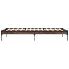 vidaXL Cadre de lit sans matelas ch&ecirc;ne marron 90x190 cm