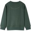 Sweatshirt pour enfants vert fonc&eacute; 104