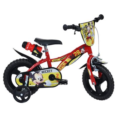 Dino Bikes Vélo pour enfants Mickey Mouse Rouge 12"