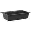 vidaXL &Eacute;vier de cuisine simple bac Granite 79,5 x 50,5 x 20 cm