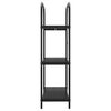 vidaXL &Eacute;tag&egrave;re Ch&ecirc;ne noir 80 x 30 x 109 cm Bois d'ing&eacute;nierie