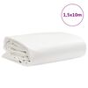 vidaXL B&acirc;che blanc 1,5x10 m 650 g/m&sup2;