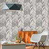 DUTCH WALLCOVERINGS Papier peint Bois / Chevrons Gris 7361-1