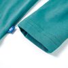 T-shirt pour enfants à manches longues aqua foncé 92
