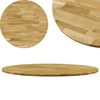 vidaXL Dessus de table Bois de ch&ecirc;ne massif Rond 23 mm 700 mm