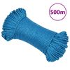 vidaXL Corde de travail Bleu 3 mm 500 m Polypropyl&egrave;ne