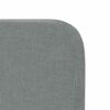 vidaXL Oreille de t&ecirc;te de lit Gris 40,5 x 40,5 x 4 cm tissu