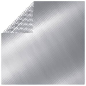 vidaXL Couverture de piscine rectangulaire 1000x600 cm PE Argent&eacute;