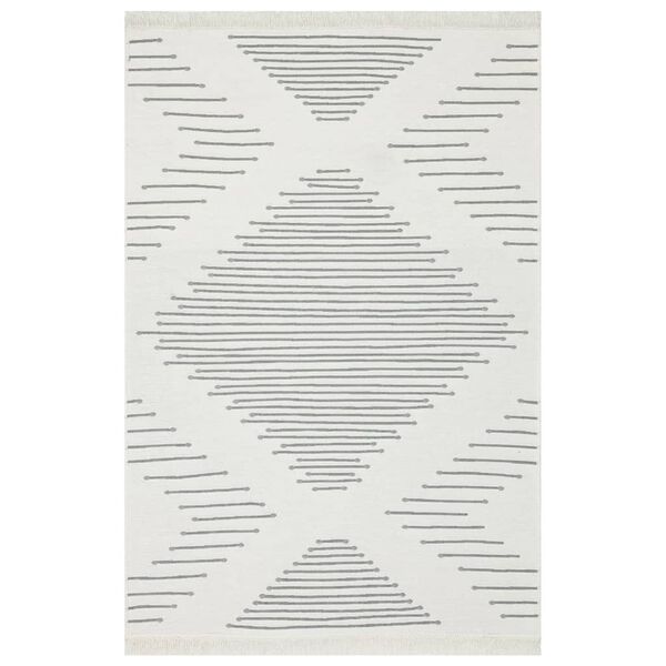 vidaXL Tapis Gris fonc&eacute; 160x230 cm Coton