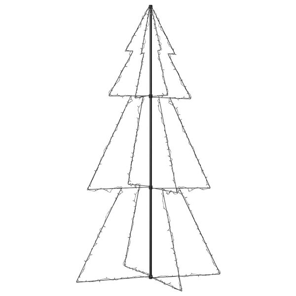 vidaXL Arbre de Noël cône 300 LED d'intérieur/d'extérieur 120x220 cm