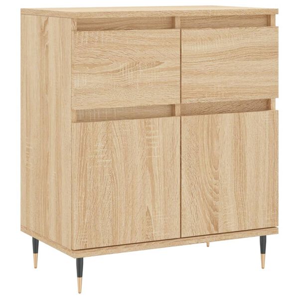 vidaXL Buffet Chêne sonoma 60x35x70 cm Bois d'ingénierie