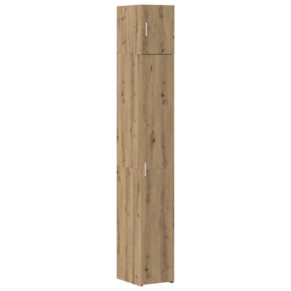 vidaXL Armoire de rangement 3 pcs Chêne artisanal 30 x 42,5 x 225 cm
