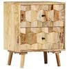 vidaXL Table de chevet 40x30x50 cm Bois de manguier massif