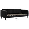 vidaXL Lit de repos sans matelas noir 90x190 cm velours