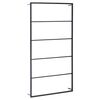 vidaXL Porte-serviette Noir 60x10x116 cm Acier