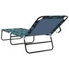 vidaXL Chaise longue pliante Multicolore 188 x 57 x 86,5 cm Polyester