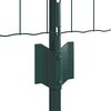vidaXL Clôture et Poteau Vert 0,4 x 25 m Acier