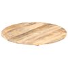 vidaXL Dessus de table Bois de manguier solide Rond 15-16 mm 50 cm
