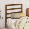 vidaXL T&ecirc;te de lit Marron miel 95x4x100 cm Bois massif de pin