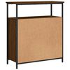 vidaXL Buffet ch&ecirc;ne marron 70x30x80 cm bois d'ing&eacute;nierie