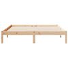 vidaXL Cadre de lit extra long sans matelas 140x220 cm bois massif pin