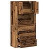 vidaXL Haut Armoire Bois ancien 80 x 33 x 150 cm Bois d'ing&eacute;nierie