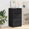 vidaXL Armoires de rangement 2 pcs Noir 60 x 48 x 105 cm