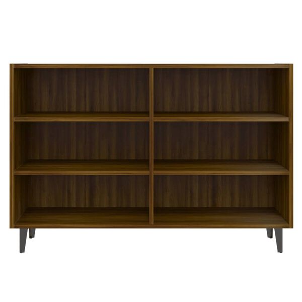vidaXL Buffet chêne marron 103,5x35x70 cm bois d'ingénierie