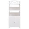 vidaXL Armoire de salle de bain Blanc 46x24x116 cm Bois de Paulownia