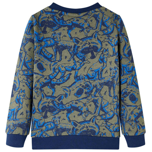Sweatshirt pour enfants kaki 128