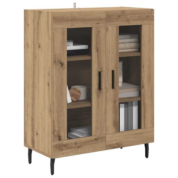 vidaXL Buffet Ch&ecirc;ne artisanal 69,5 x 34 x 90 cm Bois d'ing&eacute;nierie