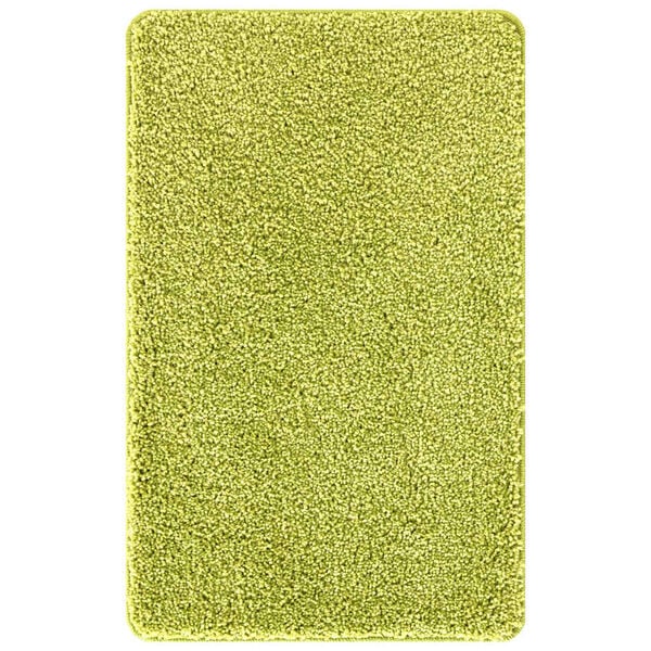 vidaXL Tapis de bain antid&eacute;rapant Vert 50 x 80 cm PP