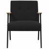 vidaXL fauteuil Noir 59 x 75 x 78 cm