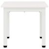 vidaXL Table basse Blanc 40 x 40 x 36 cm Bois de pin massif