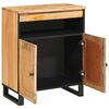 vidaXL Buffet avec porte Marron 60 x 33 x 75 cm Bois de mangue massif