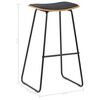 vidaXL Mobilier de bar 3 pcs Acier Noir