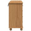 vidaXL Commode ASKIM Marron 91 x 40 x 79 cm Bois de pin massif