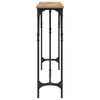 vidaXL Table console ch&ecirc;ne artisanal 140 x 23 x 75 cm