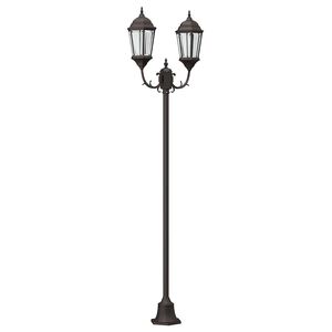vidaXL Lumi&egrave;re de jardin 68 x 20 x 235 cm Aluminium et verre