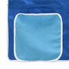 vidaXL Lit mezzanine pour enfants Blanc et Bleu 74,5 x 190 cm M&eacute;tал