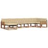 vidaXL Ensemble de canap&eacute;s d'ext&eacute;rieur 21 pcs Naturel et Beige