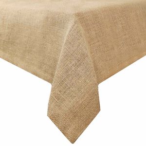 vidaXL Nappe en jute Naturel 140 x 140 cm 100 % jute Tossa